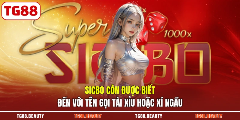 Sicbo còn được biết đến với tên gọi Tài Xỉu hoặc Xí Ngầu